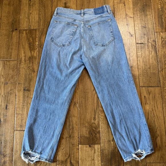 Abercrombie & Fitch The Ankle Straight Ultra High Rise Womens Size 29 / 8 Short - Picture 6 of 7